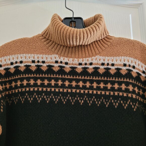 Women's Turtleneck Sweater Dress - Picture 3 of 3